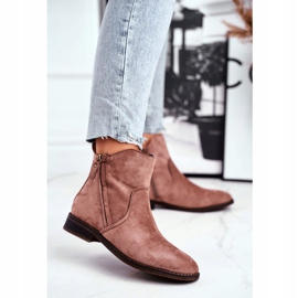 Evento Boty Jodhpur, semišové béžové zipy béžový hnědý 4 Evento Boty Jodhpur, semišové béžové zipy béžový hnědý 4