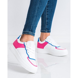 SHELOVET Módní sportovní obuv bílý 1