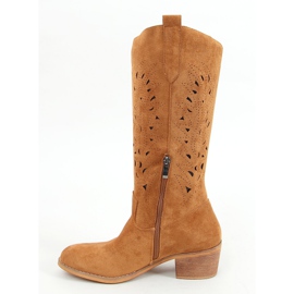 Camel RT89959 Velbloudí prolamované boty hnědý 1