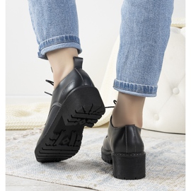 Big Star, černé dámské boty Methena černý 1