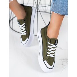 Dámské tenisky Big Star II274024 zelená 2