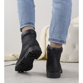 Černá dámská turistická obuv Big Star Amitee černý 2