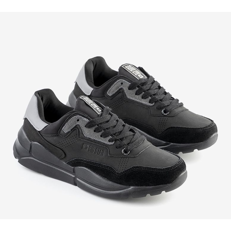 Pánská sportovní obuv Big Star Black Croteau černá 1