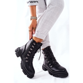 FI1 Dámské černé teplé boty černé Perfect černá 2