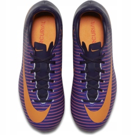 Kopačky Nike Mercurial Vapor Xi Fg Jr 831945-585 růže a fialové 1