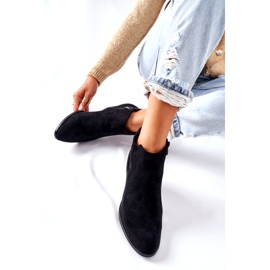 Dámské klasické semišové boty Black Flashbrook černý 1