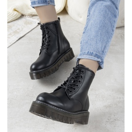 Černé dámské kozačky od Big Star Lozano černá 1