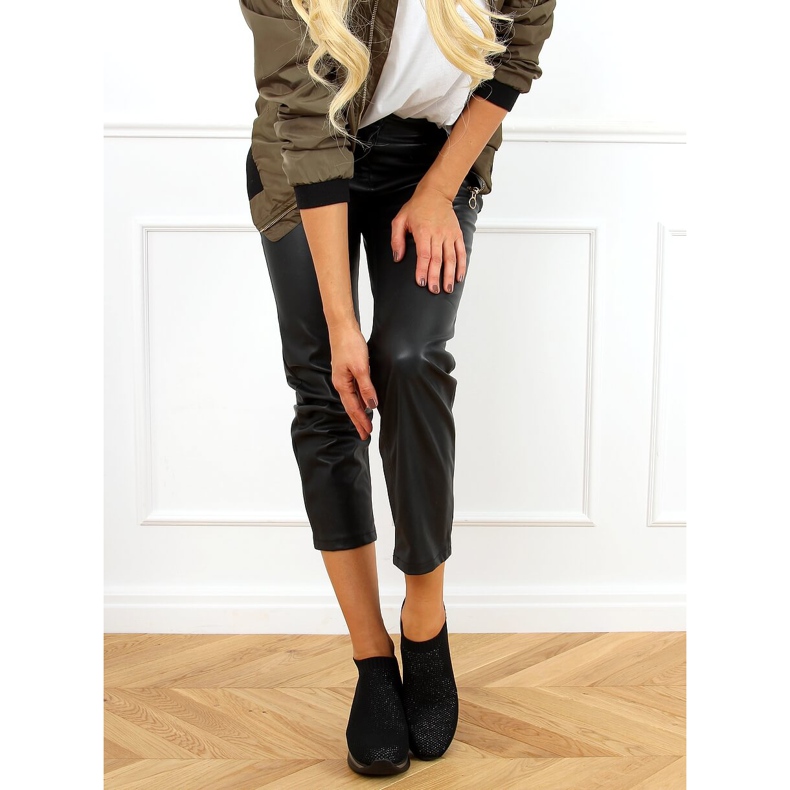 Černá RQ316 Černá klínová sportovní obuv 1