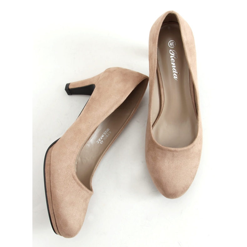 Čerpadla na béžové platformě KZ600 Khaki béžový 1