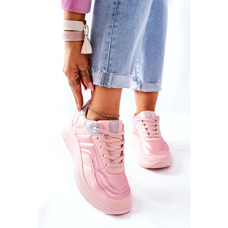 Dámská sportovní obuv Memory Foam Big Star II274333 Růžová růžový 1