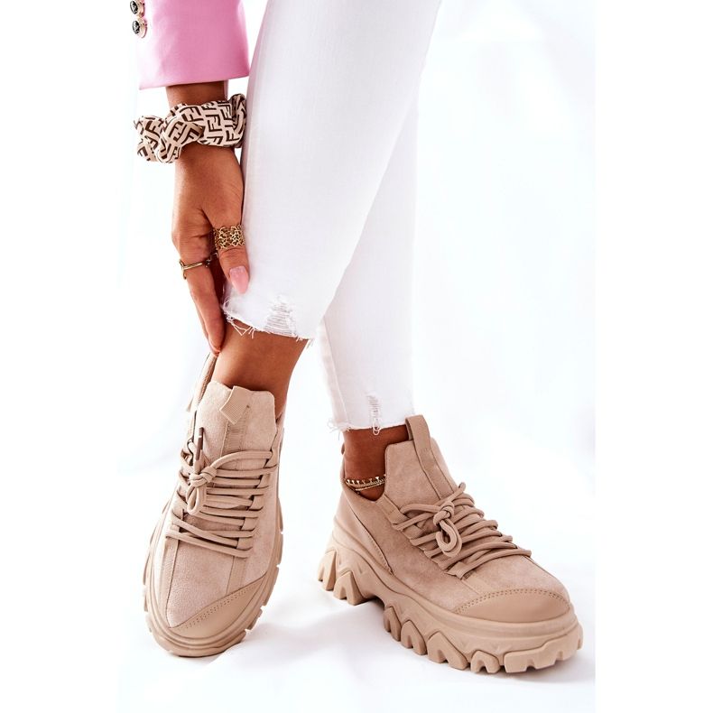 PS1 Dámské sportovní boty Tenisky béžové Miles béžový 1