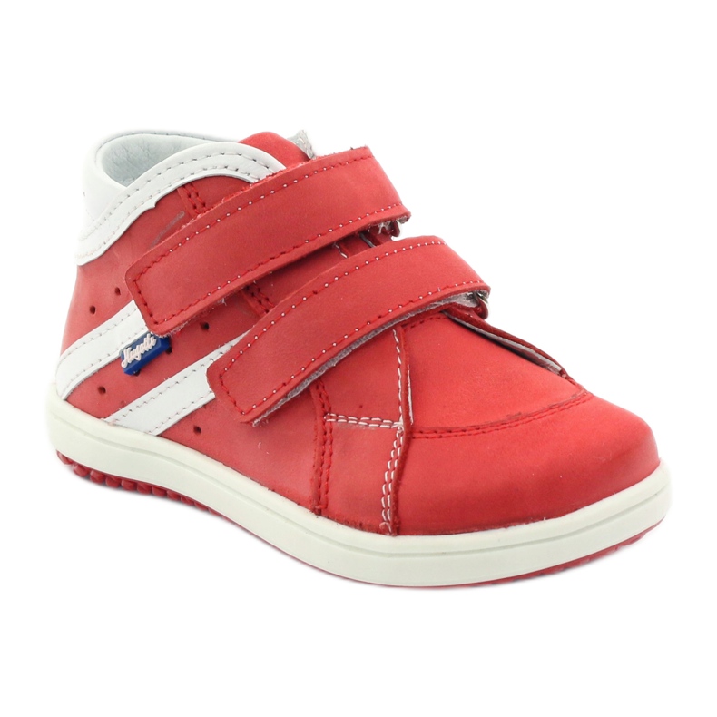 Kožená bota Hugotti s červeným suchým zipem 1