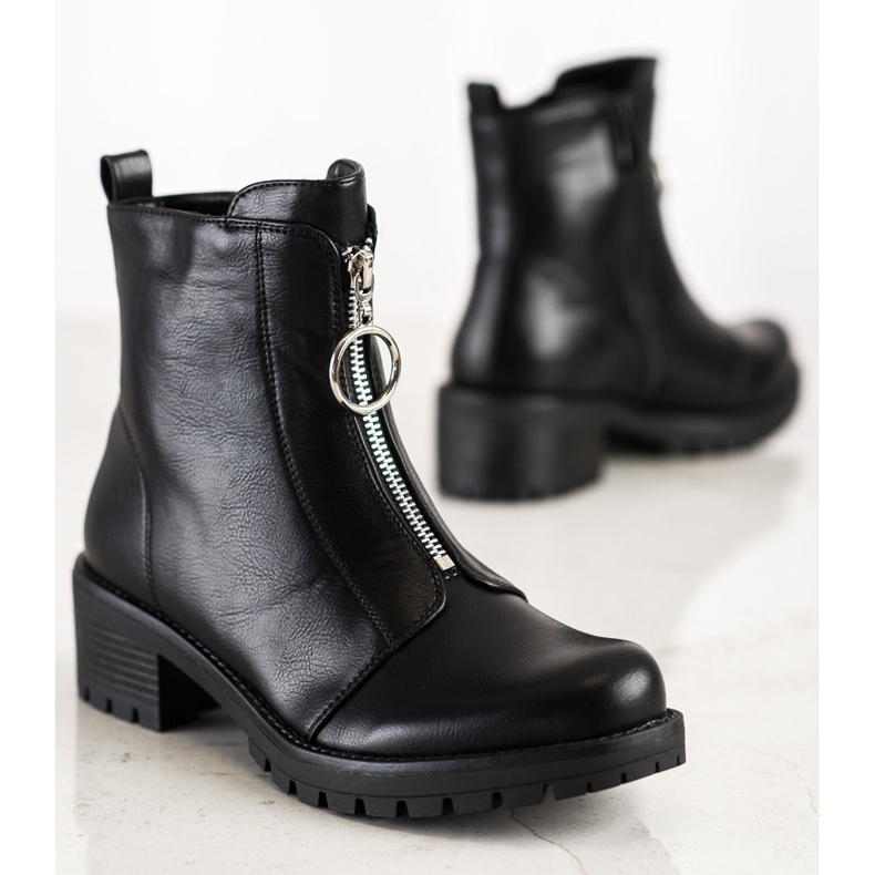 Lucky Shoes Příležitostní pracovníci na posuvníku černá 1