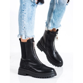 Vinceza Vysoce pracující na platformě černý 2