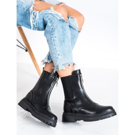 Vinceza Vysoce pracující na platformě černý 1