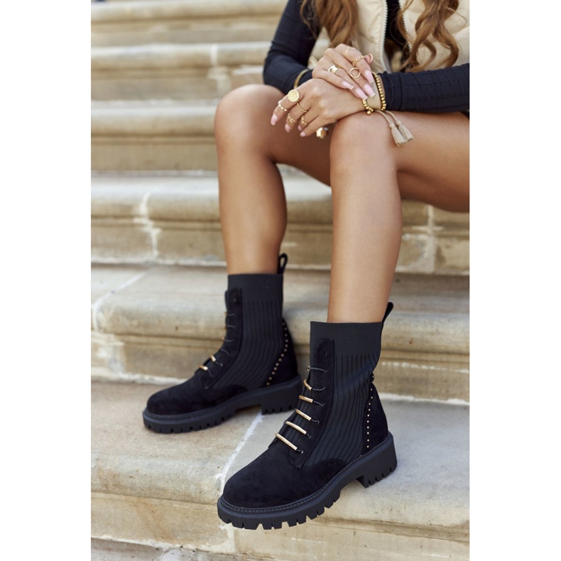 PM1 Dámské boty Workers Slip Black Maxine černý 2