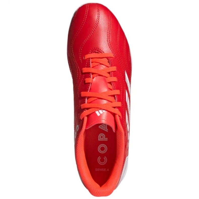 Kopačky Adidas Copa Sense.4 In M FY6181 červené pomeranče a červené 1
