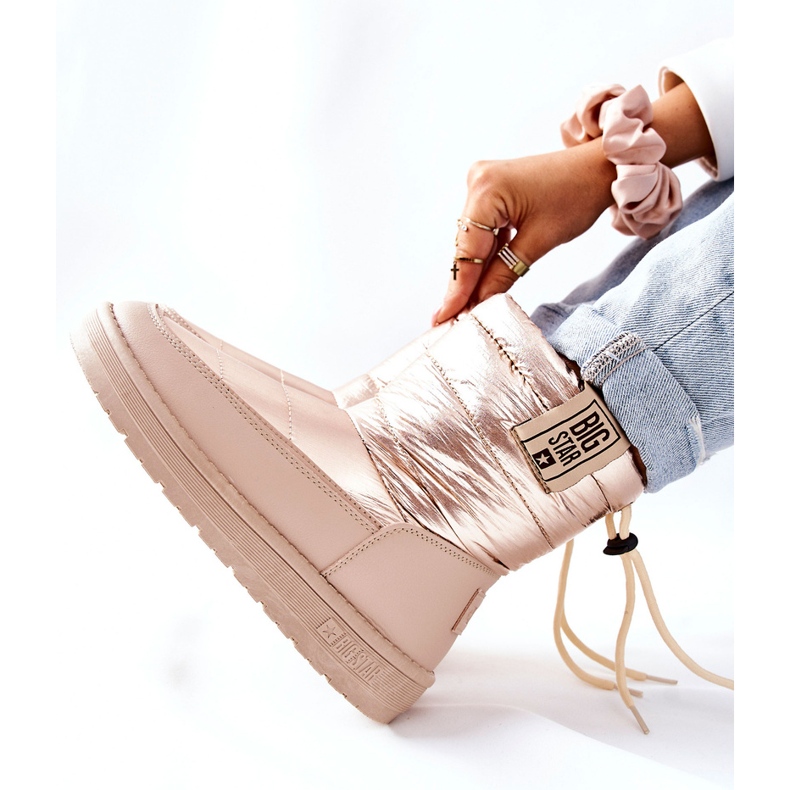 Dámské sněhule Big Star II274121 Béžová béžový 2