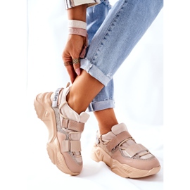 NAVY DOT Dámská sportovní obuv Tenisky Béžová Katerini béžový 2