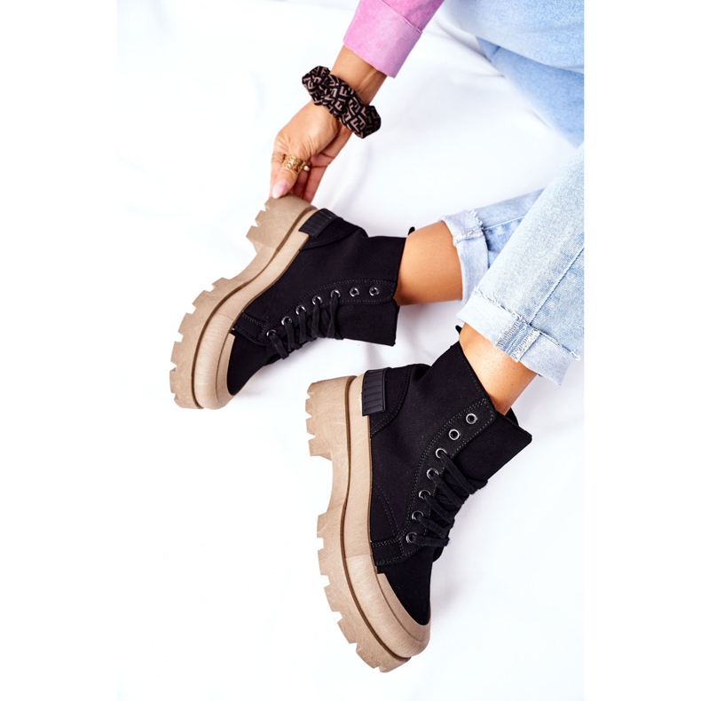 PS1 Dámské kozačky černé Any černá 1