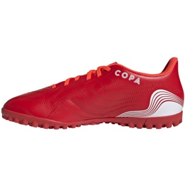 Kopačky Adidas Copa Sense.4 Tf M FY6179 červené pomeranče a červené 1