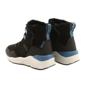 Suede Sports Snow Boots Women's Big Star II274261 Black černá 3