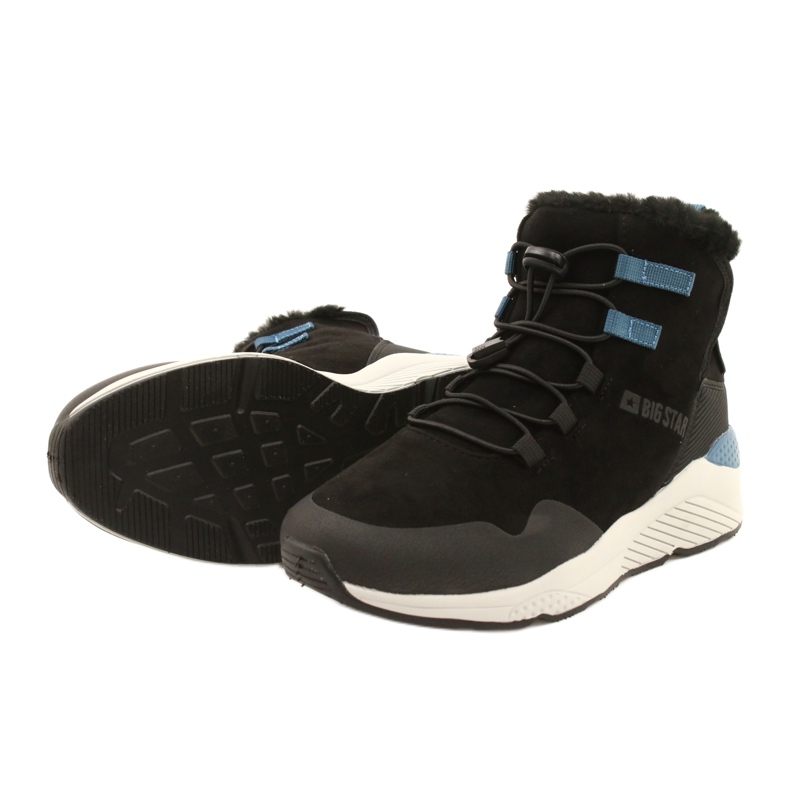Suede Sports Snow Boots Women's Big Star II274261 Black černý 4