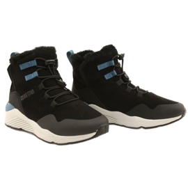Suede Sports Snow Boots Women's Big Star II274261 Black černý 5