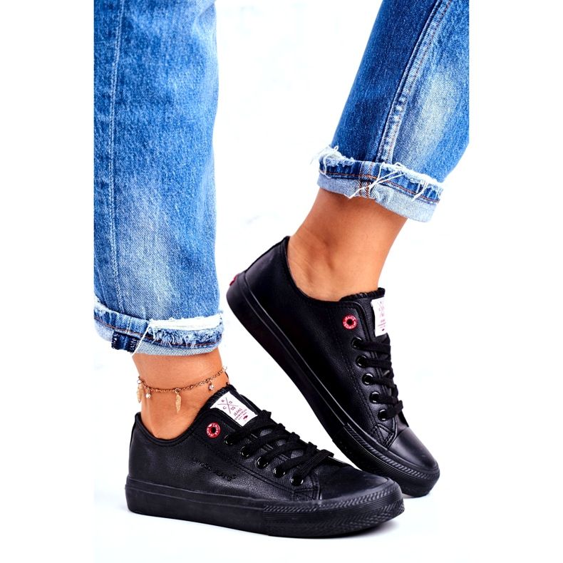 Dámské Cross Jeans Sneakers Černá Ekokůže DD2R4029CFW20 černý 1