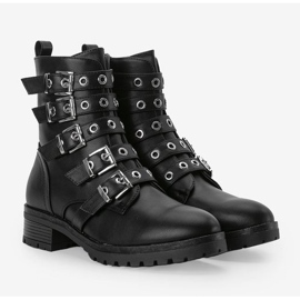 Černé tašky se sponami Suzan černá 1