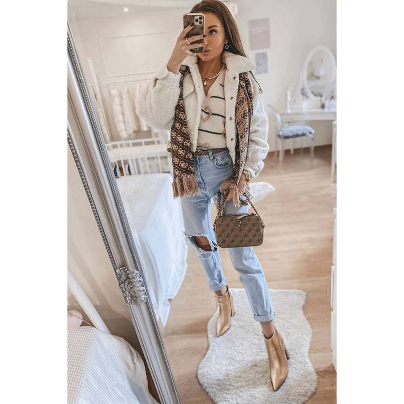 Zlaté kotníkové boty na sloupku Stomp zlatý 1