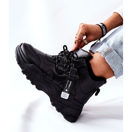 Dámské černé teplé tenisky Sněhule Kaphia černá 2