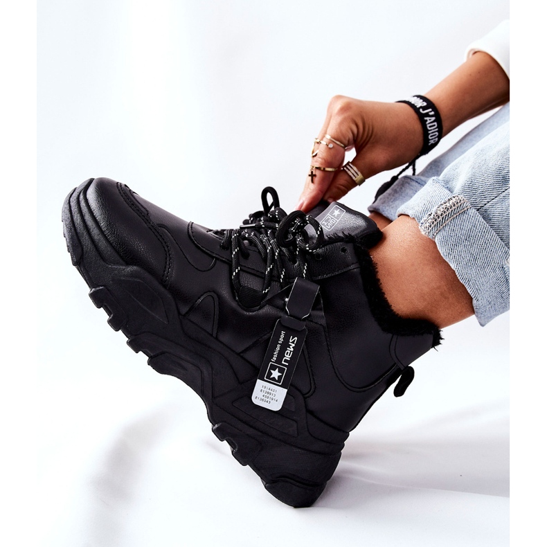 Dámské černé teplé tenisky Sněhule Kaphia černá 2