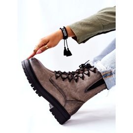 Boty Workers Warmed Sergio Leone Grey TR756 šedá 2