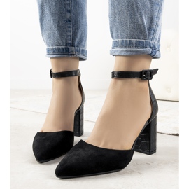 Černé lodičky na post Natalie černá 1