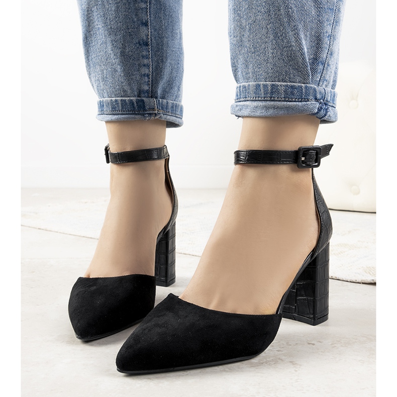 Černé lodičky na post Natalie černý 1