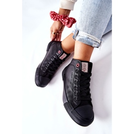 Dámské vysoké tenisky Cross Jeans II2R4032C černé černý 1