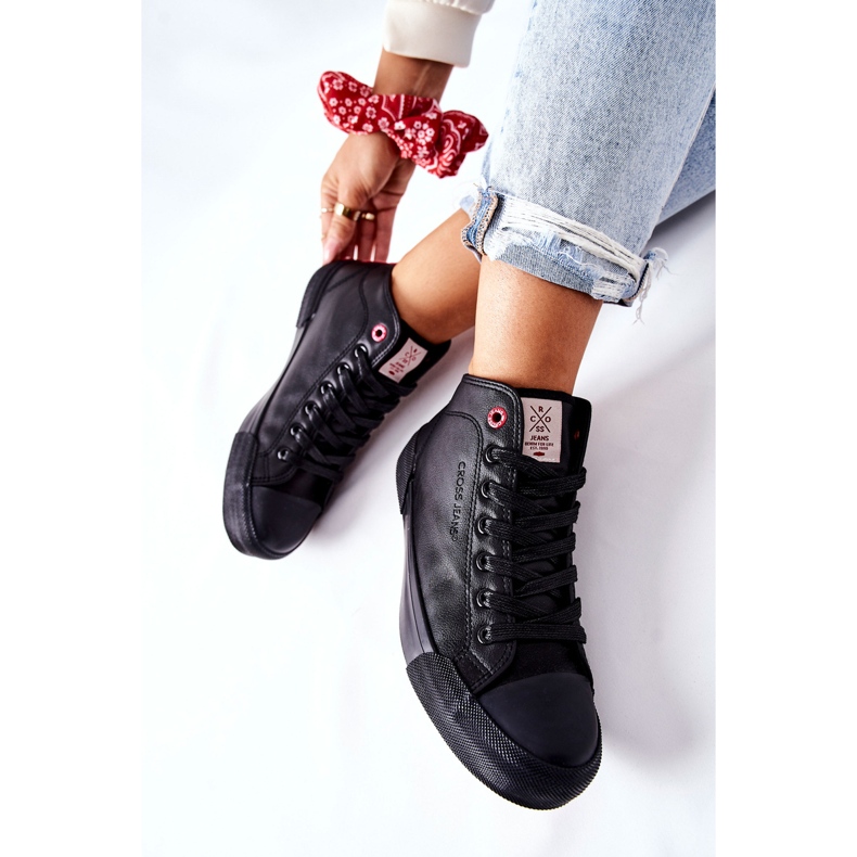Dámské vysoké tenisky Cross Jeans II2R4032C černé černý 1