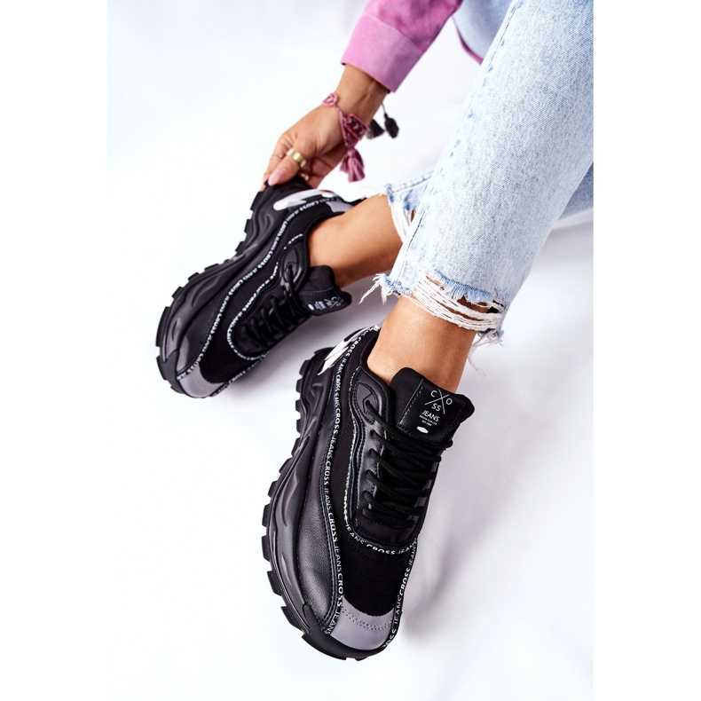 Dámská sportovní obuv Cross Jeans II2R4018C Černá černý 2