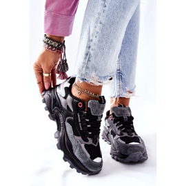 Dámské sportovní boty Cross Jeans černé šedé II2R4019C černý šedá 1