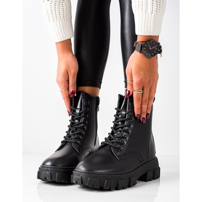 Diamantique Klasické boty na boty černá 2