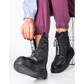 Seastar Sněhové boty na jezdci černý 1