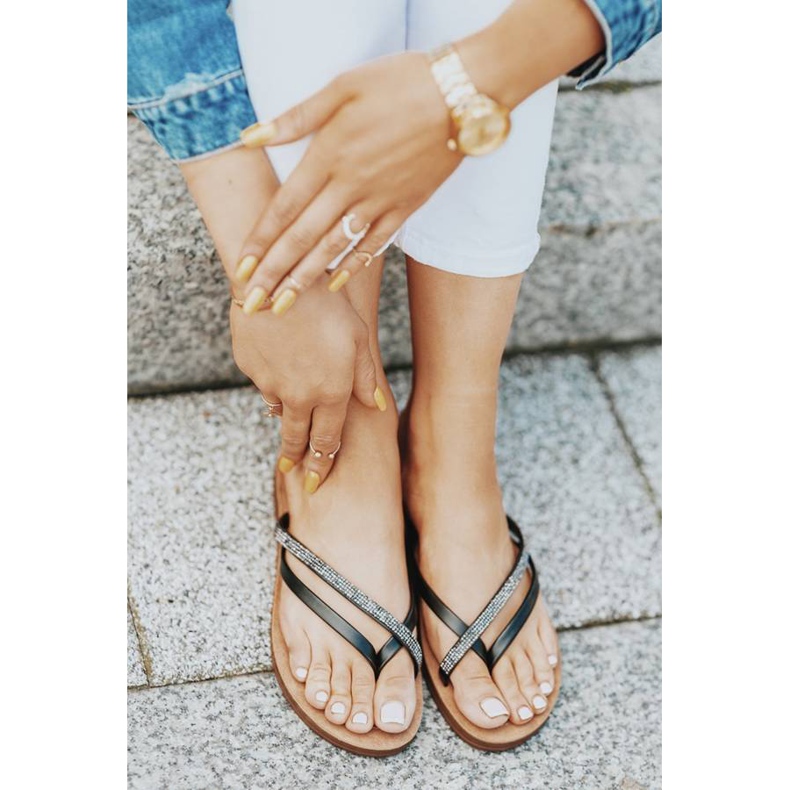 Žabky Black Beach Party černý 1