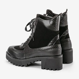 Černá Černá Vel ploché podpatky černý 2