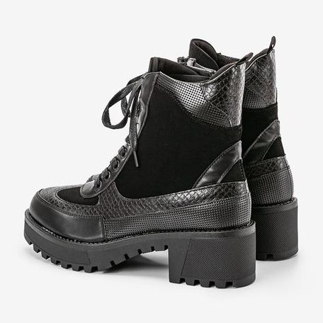 Černá Černá Vel ploché podpatky černý 2