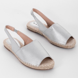 Sandály espadrilky Dulce stříbrné stříbrný 1