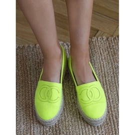 Pretty Woman neonově zelené espadrilky zelený 2