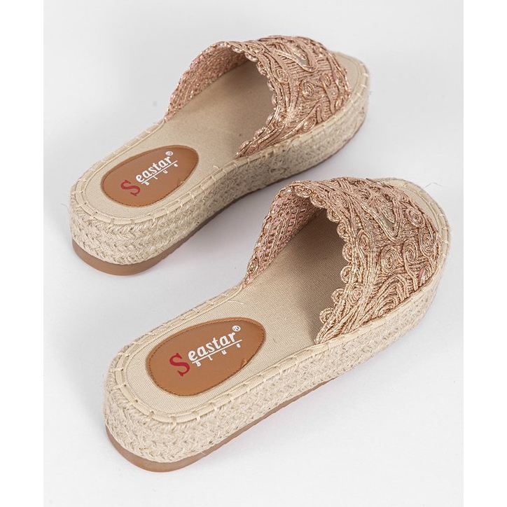 Růžové pantofle na platformě Sudden Draft růžový 1 Růžové pantofle na platformě Sudden Draft růžový 1