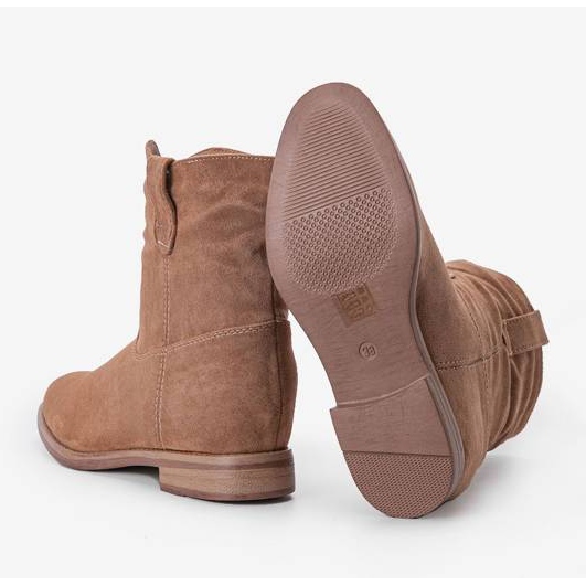 Hnědé kotníkové boty Venusi hnědý 2
