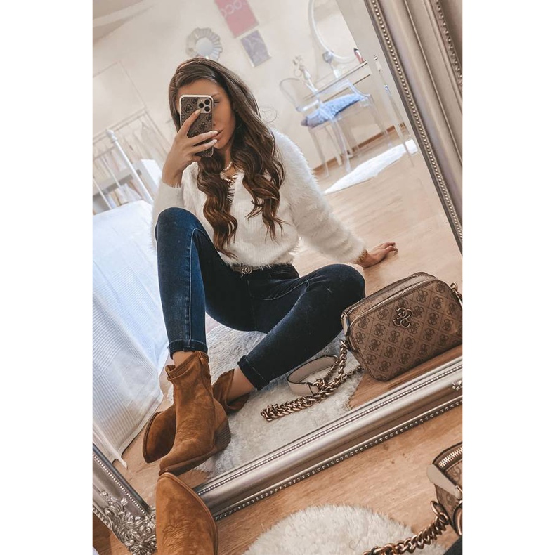 Velbloudí kovbojské boty na sloupku Bowi Bowi hnědý 1